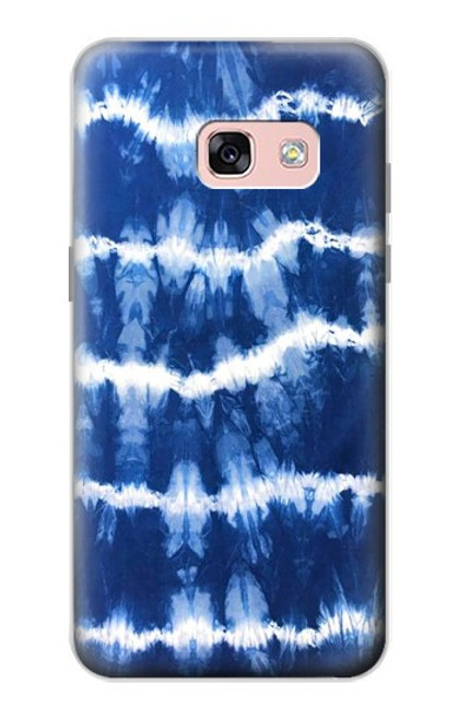 S3671 Tie Dye bleu Etui Coque Housse pour Samsung Galaxy A3 (2017)