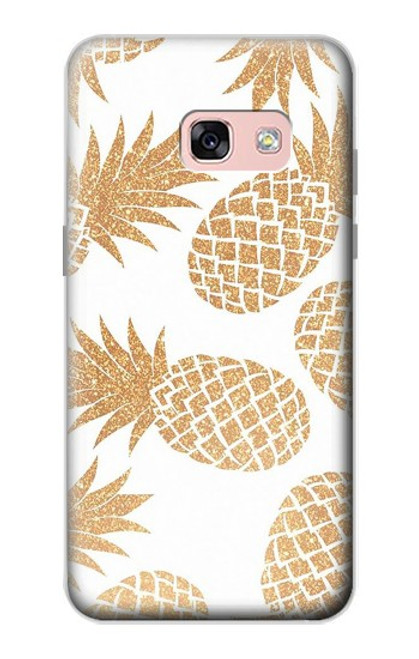 S3718 Ananas sans soudure Etui Coque Housse pour Samsung Galaxy A3 (2017)