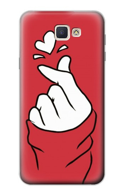 S3701 Mini signe d'amour de coeur Etui Coque Housse pour Samsung Galaxy J7 Prime (SM-G610F)