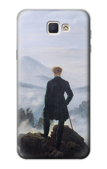 S3789 Wanderer above the Sea of Fog Etui Coque Housse pour Samsung Galaxy J7 Prime (SM-G610F)
