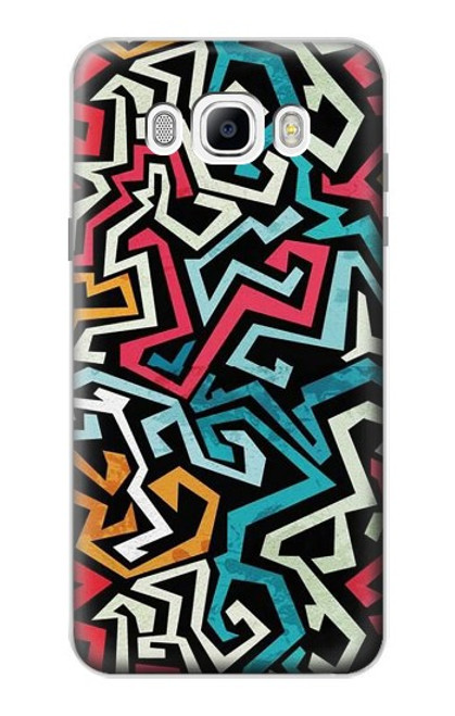 S3712 Motif Pop Art Etui Coque Housse pour Samsung Galaxy J7 (2016)