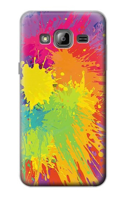 S3675 Tâche de couleur Etui Coque Housse pour Samsung Galaxy J3 (2016)