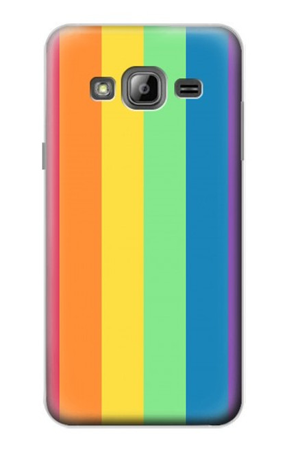 S3699 Fierté LGBT Etui Coque Housse pour Samsung Galaxy J3 (2016)