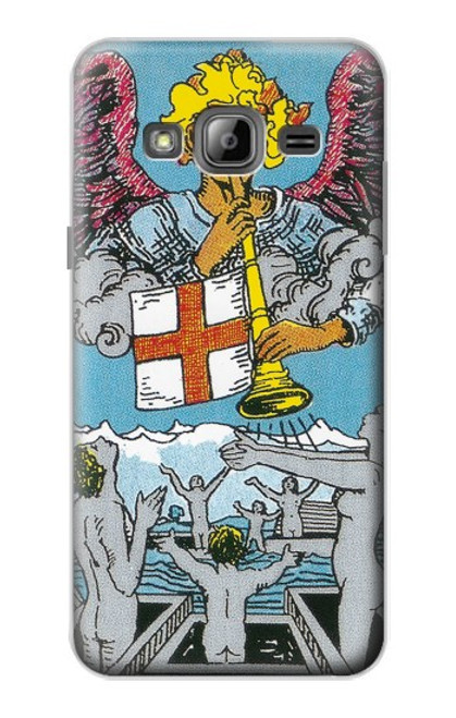 S3743 Carte de tarot le jugement Etui Coque Housse pour Samsung Galaxy J3 (2016)