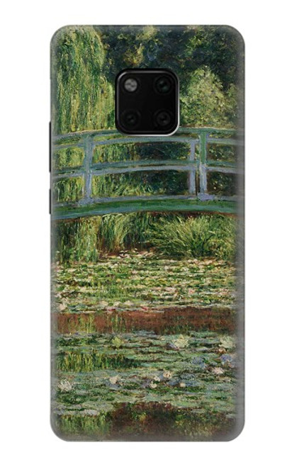 S3674 Claude Monet La passerelle japonaise et la piscine de nénuphars Etui Coque Housse pour Huawei Mate 20 Pro