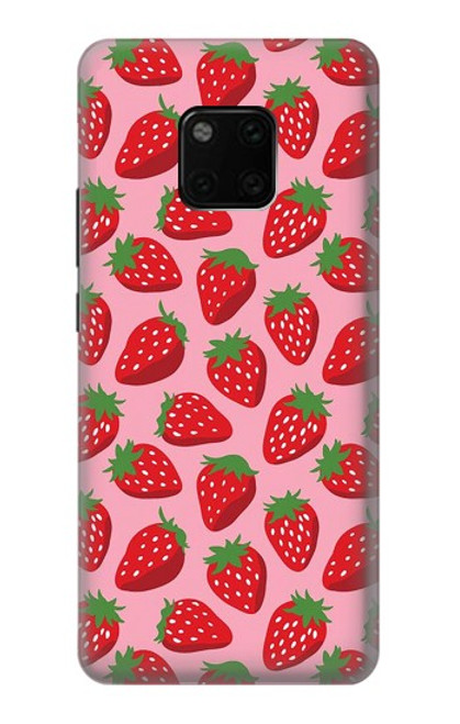 S3719 Modèle de fraise Etui Coque Housse pour Huawei Mate 20 Pro