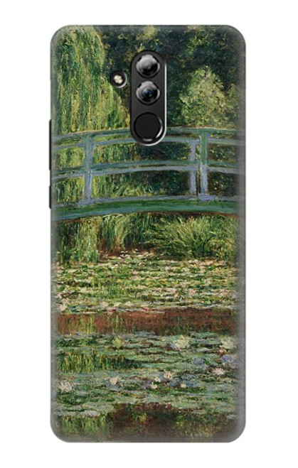 S3674 Claude Monet La passerelle japonaise et la piscine de nénuphars Etui Coque Housse pour Huawei Mate 20 lite