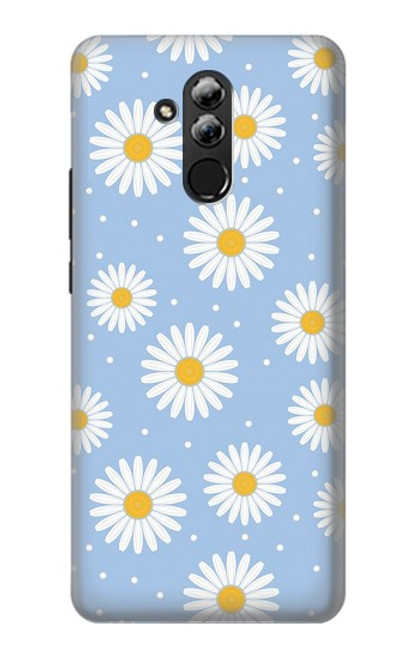 S3681 Motif de fleurs de marguerite Etui Coque Housse pour Huawei Mate 20 lite