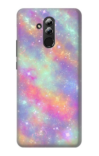 S3706 Arc-en-ciel pastel Galaxy Pink Sky Etui Coque Housse pour Huawei Mate 20 lite