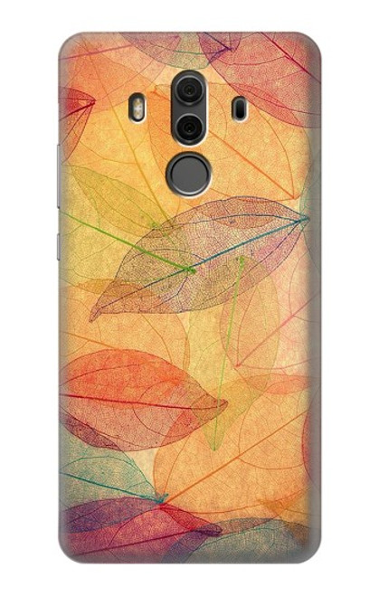 S3686 Automne Feuille Automne Etui Coque Housse pour Huawei Mate 10 Pro, Porsche Design