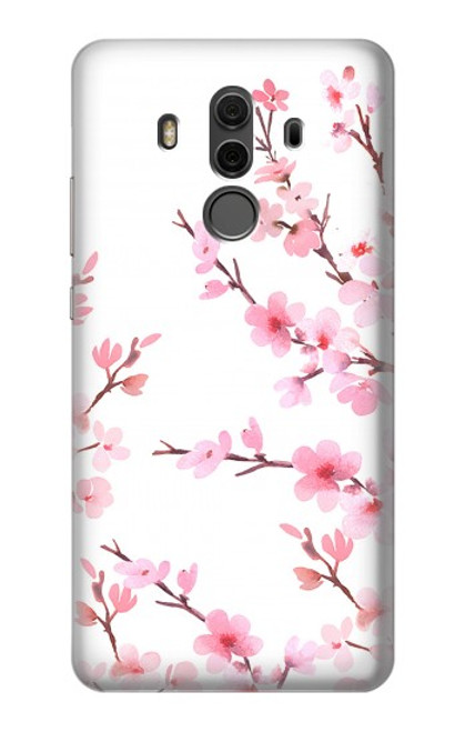 S3707 Fleur de cerisier rose fleur de printemps Etui Coque Housse pour Huawei Mate 10 Pro, Porsche Design