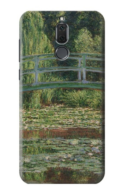 S3674 Claude Monet La passerelle japonaise et la piscine de nénuphars Etui Coque Housse pour Huawei Mate 10 Lite