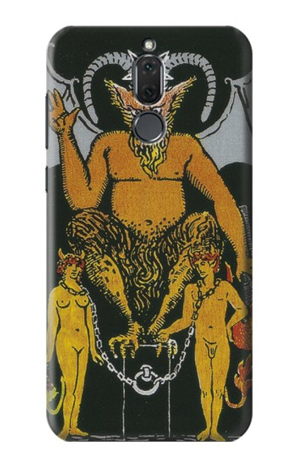 S3740 Carte de tarot le diable Etui Coque Housse pour Huawei Mate 10 Lite