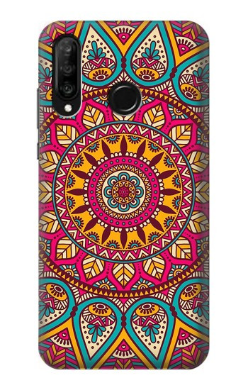S3694 Modèle d'art hippie Etui Coque Housse pour Huawei P30 lite