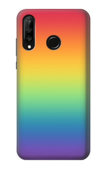 S3698 Drapeau de fierté LGBT Etui Coque Housse pour Huawei P30 lite