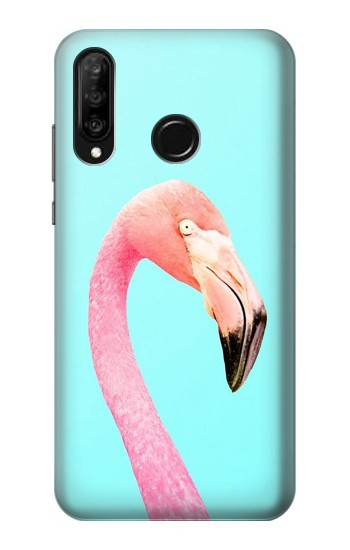 S3708 Flamant rose Etui Coque Housse pour Huawei P30 lite