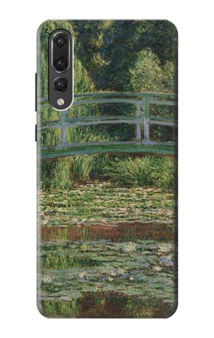S3674 Claude Monet La passerelle japonaise et la piscine de nénuphars Etui Coque Housse pour Huawei P20 Pro