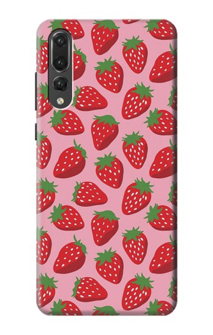 S3719 Modèle de fraise Etui Coque Housse pour Huawei P20 Pro