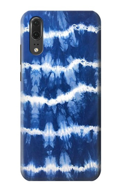 S3671 Tie Dye bleu Etui Coque Housse pour Huawei P20