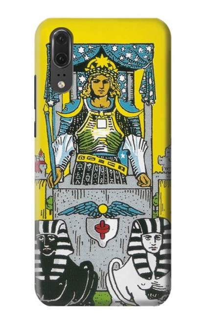 S3739 Carte de tarot le char Etui Coque Housse pour Huawei P20