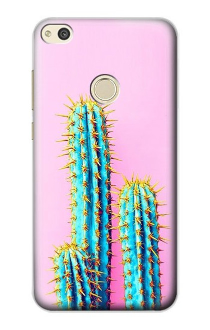 S3673 Cactus Etui Coque Housse pour Huawei P8 Lite (2017)