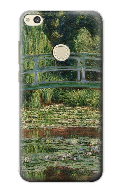 S3674 Claude Monet La passerelle japonaise et la piscine de nénuphars Etui Coque Housse pour Huawei P8 Lite (2017)