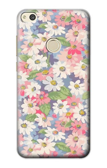 S3688 Motif d'art floral floral Etui Coque Housse pour Huawei P8 Lite (2017)