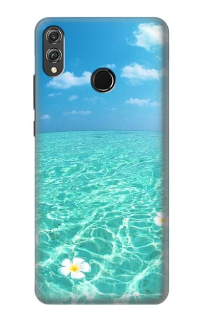 S3720 Summer Ocean Beach Etui Coque Housse pour Huawei Honor 8X