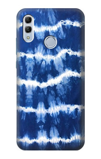 S3671 Tie Dye bleu Etui Coque Housse pour Huawei Honor 10 Lite, Huawei P Smart 2019