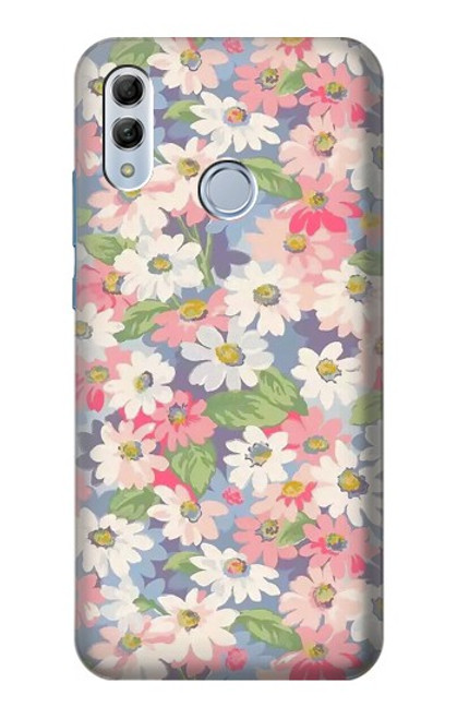 S3688 Motif d'art floral floral Etui Coque Housse pour Huawei Honor 10 Lite, Huawei P Smart 2019