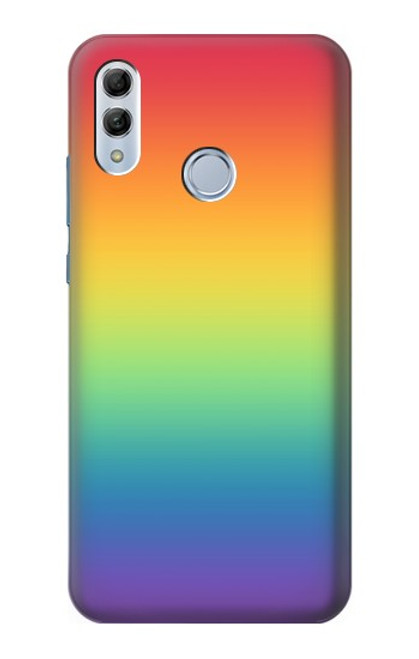 S3698 Drapeau de fierté LGBT Etui Coque Housse pour Huawei Honor 10 Lite, Huawei P Smart 2019