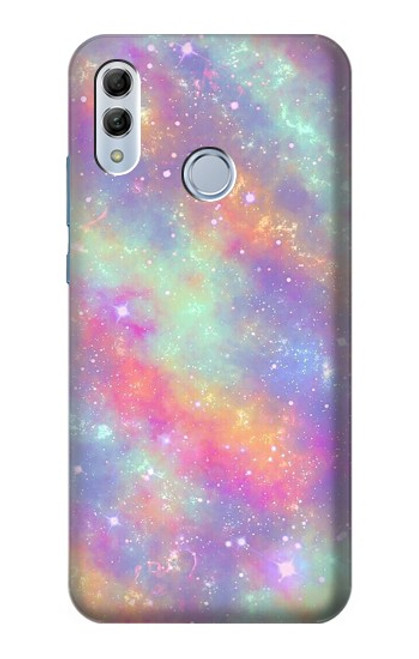 S3706 Arc-en-ciel pastel Galaxy Pink Sky Etui Coque Housse pour Huawei Honor 10 Lite, Huawei P Smart 2019