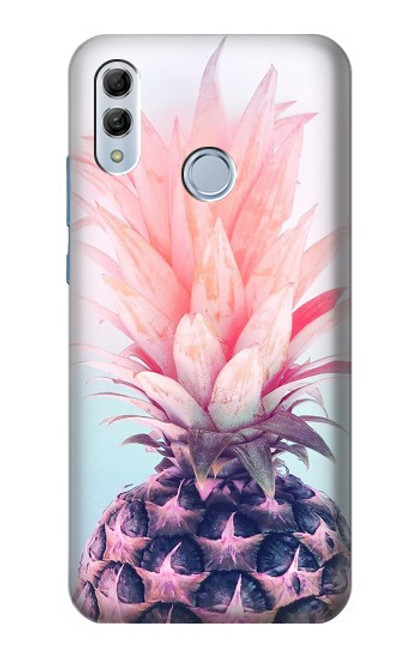 S3711 Ananas rose Etui Coque Housse pour Huawei Honor 10 Lite, Huawei P Smart 2019