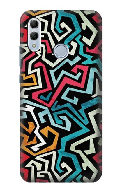 S3712 Motif Pop Art Etui Coque Housse pour Huawei Honor 10 Lite, Huawei P Smart 2019