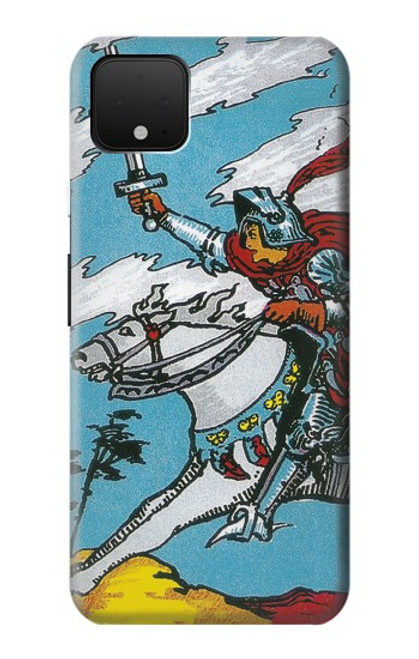 S3731 Carte de tarot chevalier des épées Etui Coque Housse pour Google Pixel 4