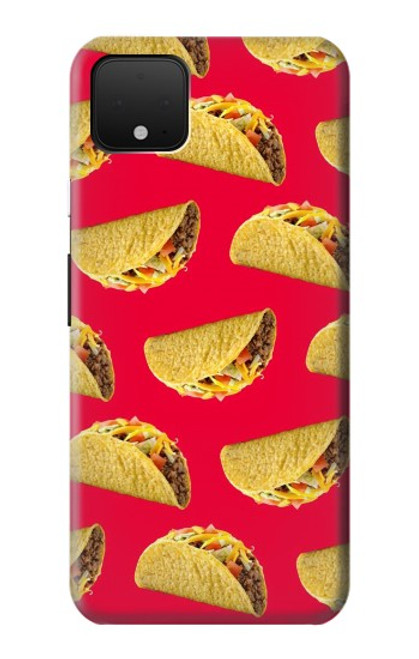 S3755 Tacos mexicains Etui Coque Housse pour Google Pixel 4