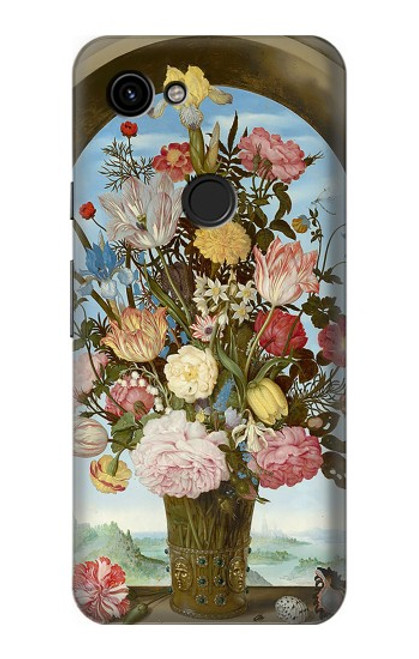 S3749 Vase de fleurs Etui Coque Housse pour Google Pixel 3a