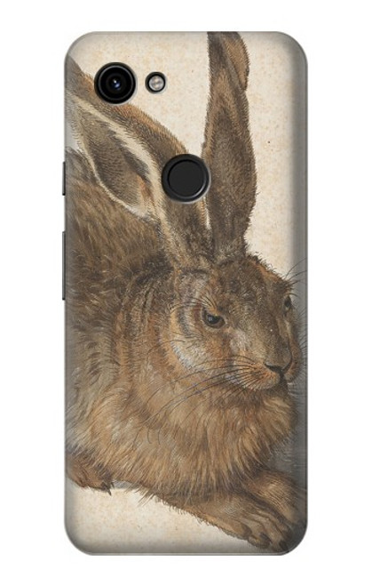 S3781 Albrecht Durer Young Hare Etui Coque Housse pour Google Pixel 3a