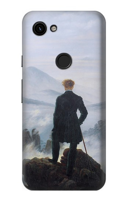 S3789 Wanderer above the Sea of Fog Etui Coque Housse pour Google Pixel 3a