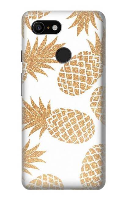 S3718 Ananas sans soudure Etui Coque Housse pour Google Pixel 3