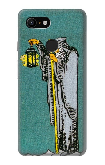 S3741 Carte de tarot l'ermite Etui Coque Housse pour Google Pixel 3