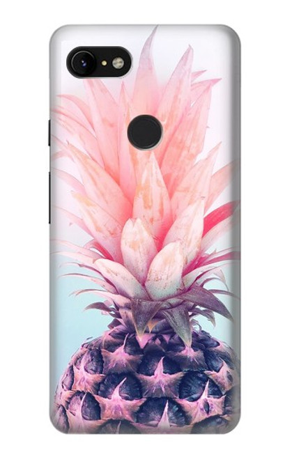 S3711 Ananas rose Etui Coque Housse pour Google Pixel 3 XL