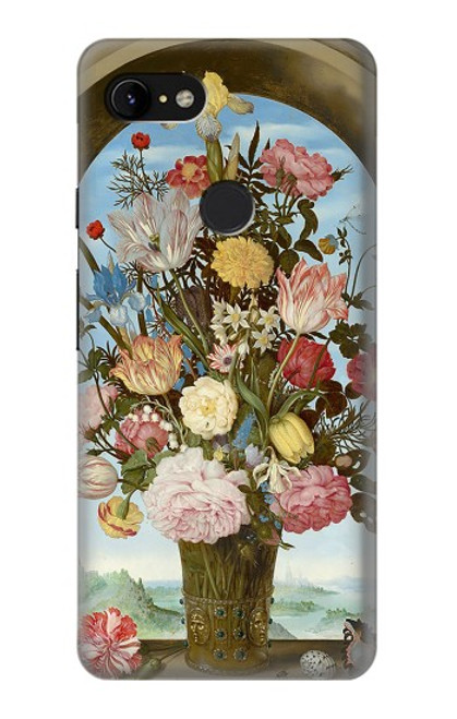 S3749 Vase de fleurs Etui Coque Housse pour Google Pixel 3 XL