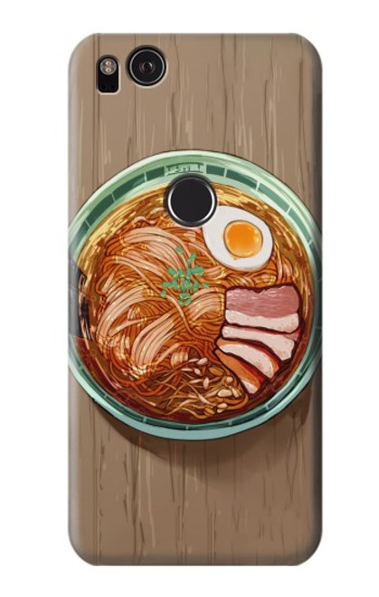 S3756 Nouilles ramen Etui Coque Housse pour Google Pixel 2