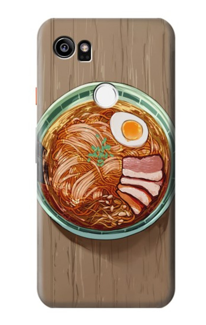 S3756 Nouilles ramen Etui Coque Housse pour Google Pixel 2 XL