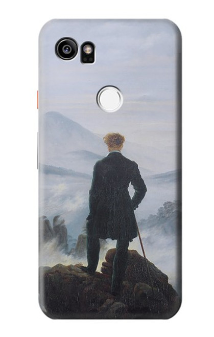 S3789 Wanderer above the Sea of Fog Etui Coque Housse pour Google Pixel 2 XL