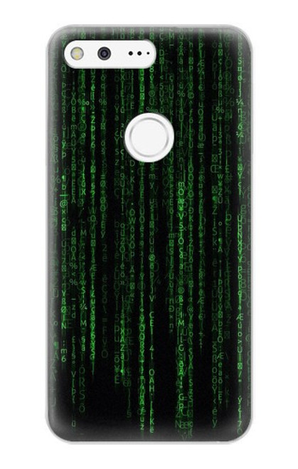 S3668 Code binaire Etui Coque Housse pour Google Pixel XL