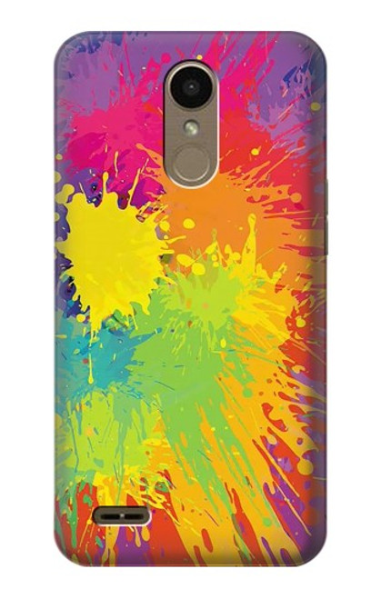 S3675 Tâche de couleur Etui Coque Housse pour LG K10 (2018), LG K30