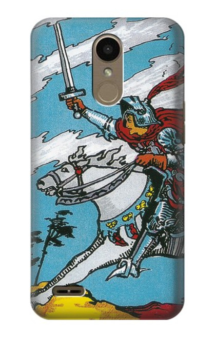 S3731 Carte de tarot chevalier des épées Etui Coque Housse pour LG K10 (2018), LG K30