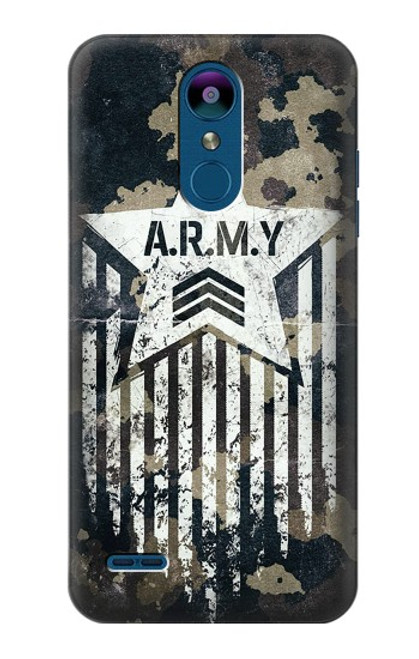 S3666 Camouflage de l'armée Etui Coque Housse pour LG K8 (2018)